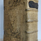 1725 COMMENTARIUS in ECCLESIASTEN PIGSKIN BOUND FOLIO w/ CLASPS antique