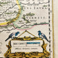 1640 MAP of GERMANY POLAND GLOGOW SILESIA by WILLEM BLAEU antique AUTHENTIC