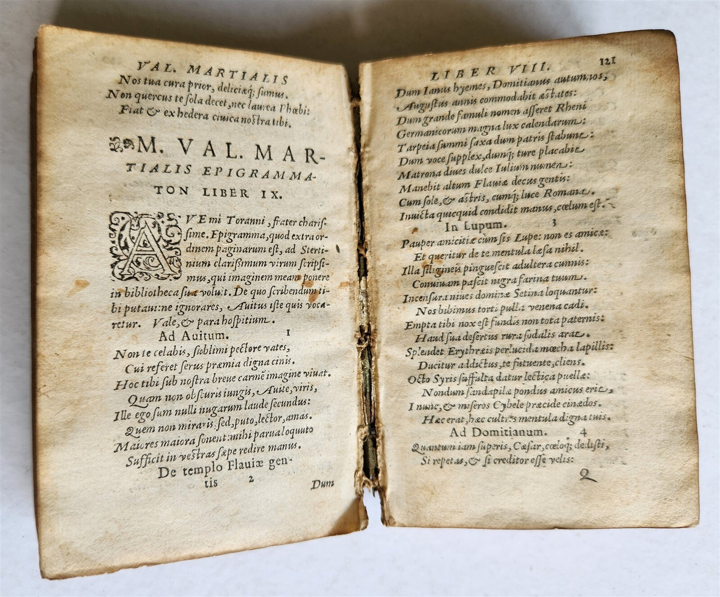 1559 EPIGRAMMATA by VALERII MARTIALIS antique 16th CENTURY