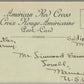 AMERICAN TROOPS IN PARIS RED CROSS WWI ERA ANTIQUE POSTCARD