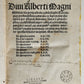 1517 POST-INCUNABULA ALBERTUS MAGNUS antique METAPHYSICA SCIENCE PHILOSOPHY