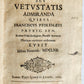1664 ROMAN CUSTOMS THEATRE CIRCUS WEDDINGS FUNERALS antique FRANCISCUS PTOLEMAUS