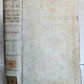 1736 AUGUSTINO CALMET antique BLIND STAMPED PIGSKIN BOUND FOLIO