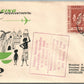 1960 POSTAL COVER w/ CONGO STAMP BOEING JET INTERNATIONAL