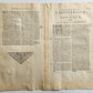 1640 MAP GASTINOIS SENONOIS FRANCE WILLEM BLAEU antique AUTHENTIC hand colored