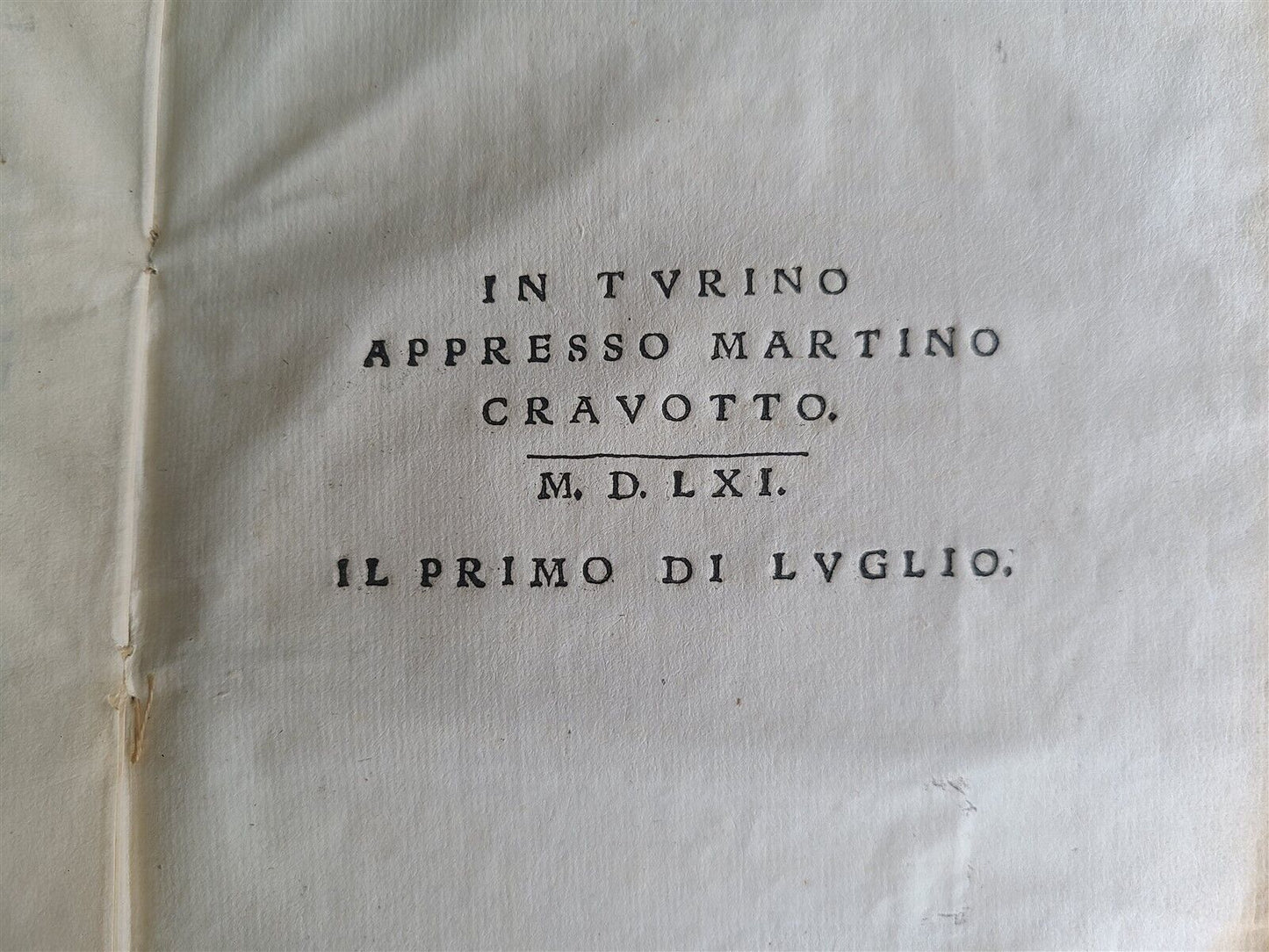 1561 DUELING MANIFESTO DELL ILL. SIGNOR LODOVICO BIRAGO antique 16th CENTURY