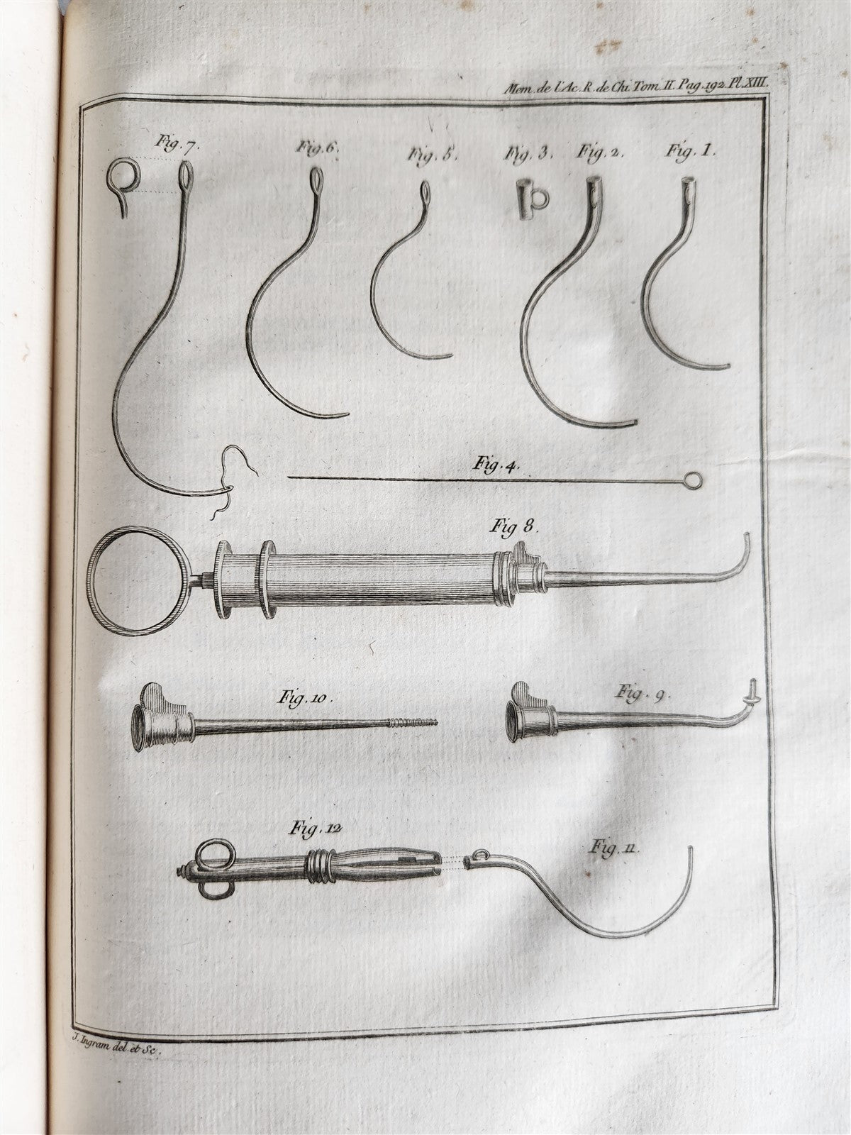 1757 SURGERY ANATOMY ILLUSTRATED antique Memoires l'Academie Royale de Chirurgie