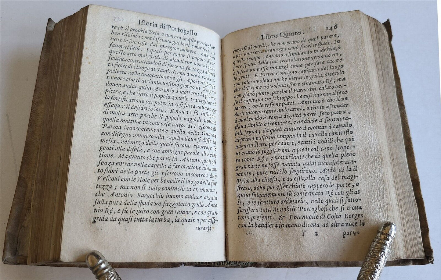 1592 DEL REGNO DI PORTOGALLO ALL CORONA di CASTIGLIA antique HISTORY of PORTUGAL