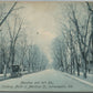 INDIANAPOLIS IN MERIDIAN & 14th STREETS ANTIQUE POSTCARD