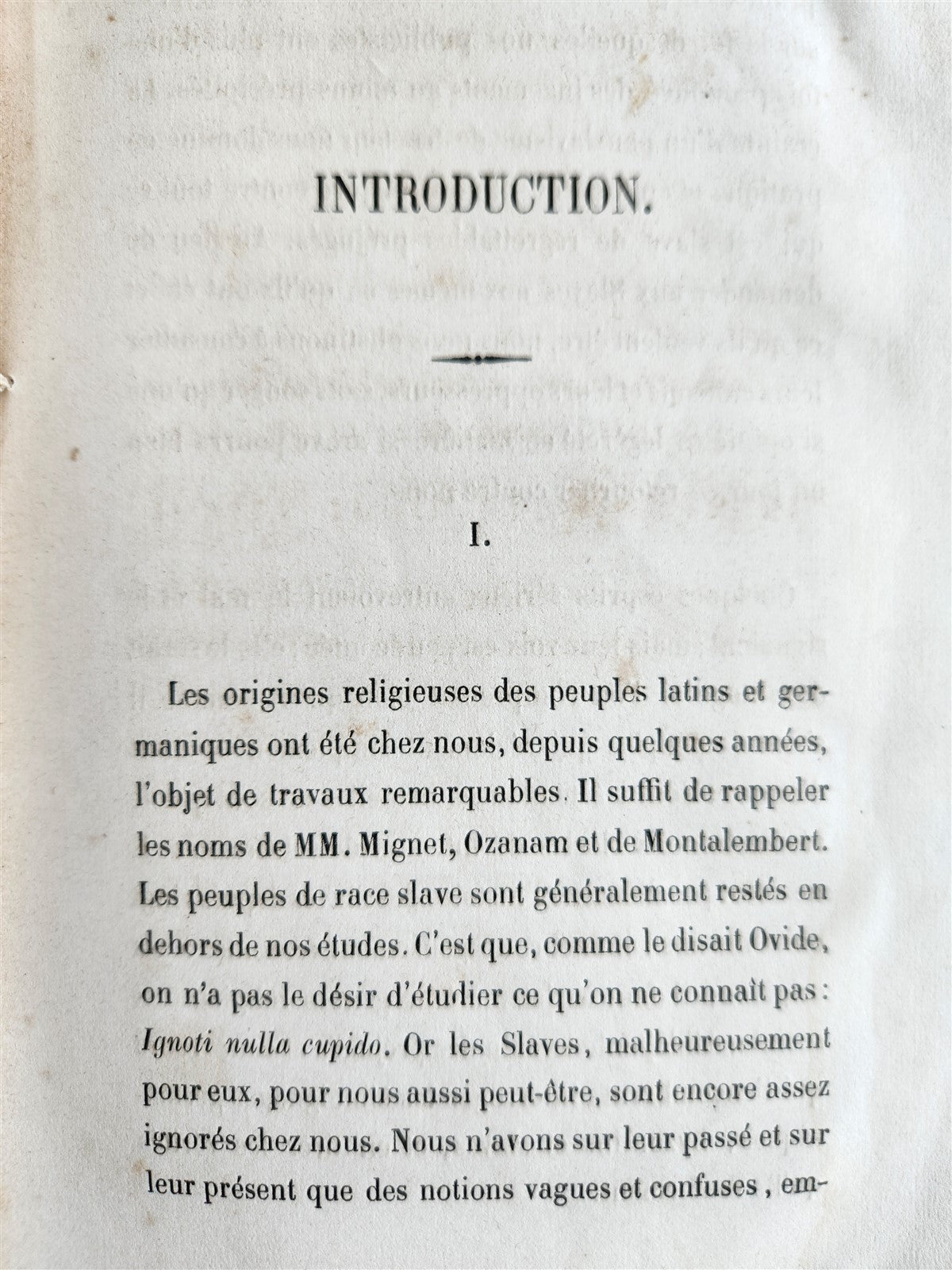 1868 HISTORICAL STUDY on CONVERSION of SLAVS TO CHRISTIANITY antique in FRENCH