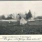 OREGON PA MAIN FARM of J.W. SHIRK ANTIQUE POSTCARD