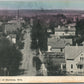 HORICON WI BIRDS EYE VIEW ANTIQUE POSTCARD