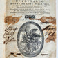 1566 PLUTARCH antique 16th CENTURY in ITALIAN Apoftemmi di Plutarco