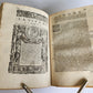 1582 PLUTARCH LIVES of ILLUSTRIOUS GREEK & ROMANS 2 VOLUMES antique ILLUSTRATED