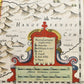 1640 MAP of GERMANY COUNTY of NASSAU by WILLEM BLAEU antique AUTHENTIC