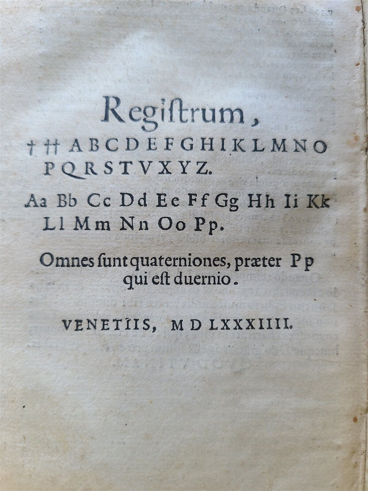 1584 COMPENDIUM THEOLOGICAE VERITATIS by ALBERTI MAGNI antique VELLUM 16th CENT.