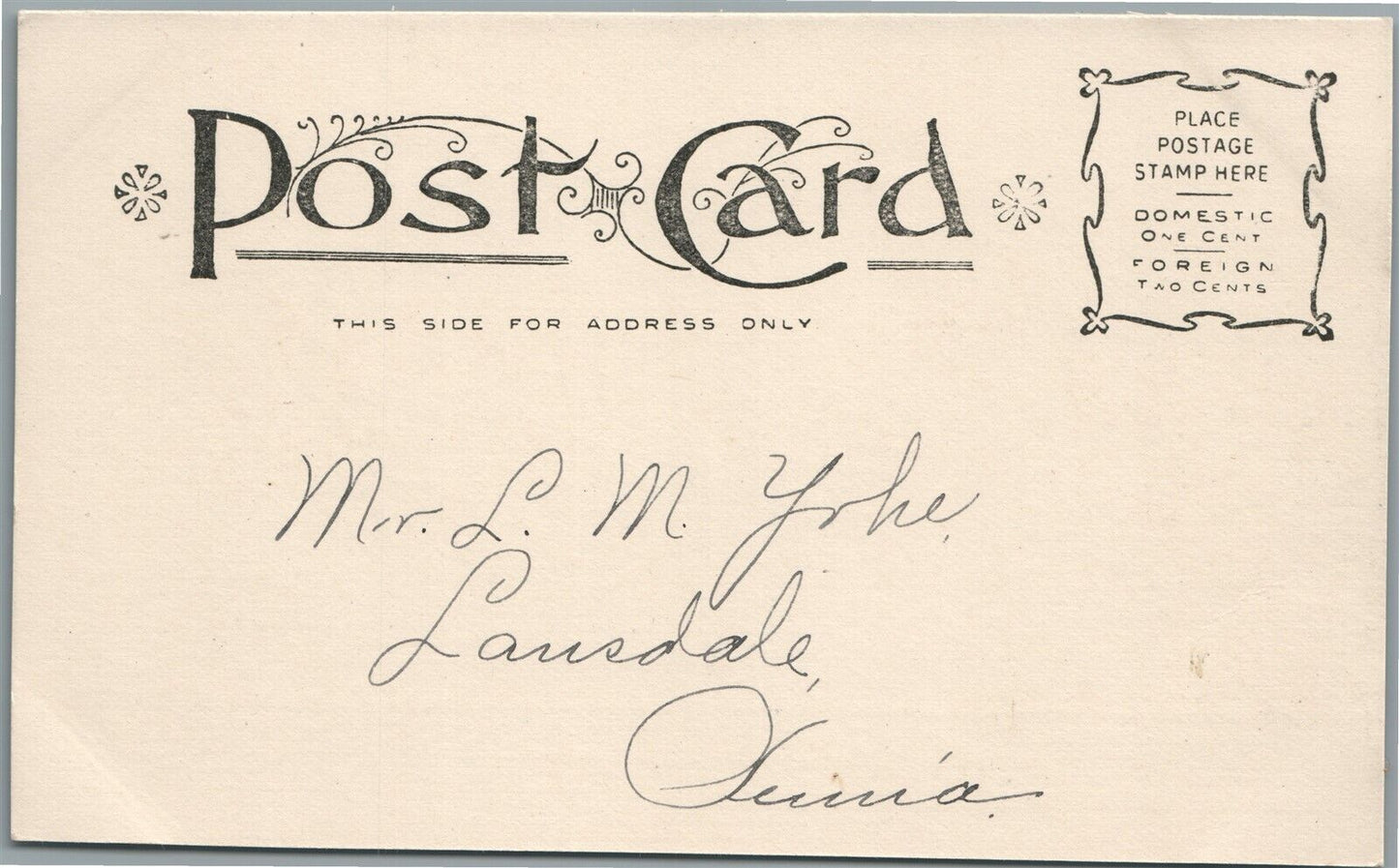 OREGON PA MILL DAM AND FARM BUILDINGS ANTIQUE POSTCARD