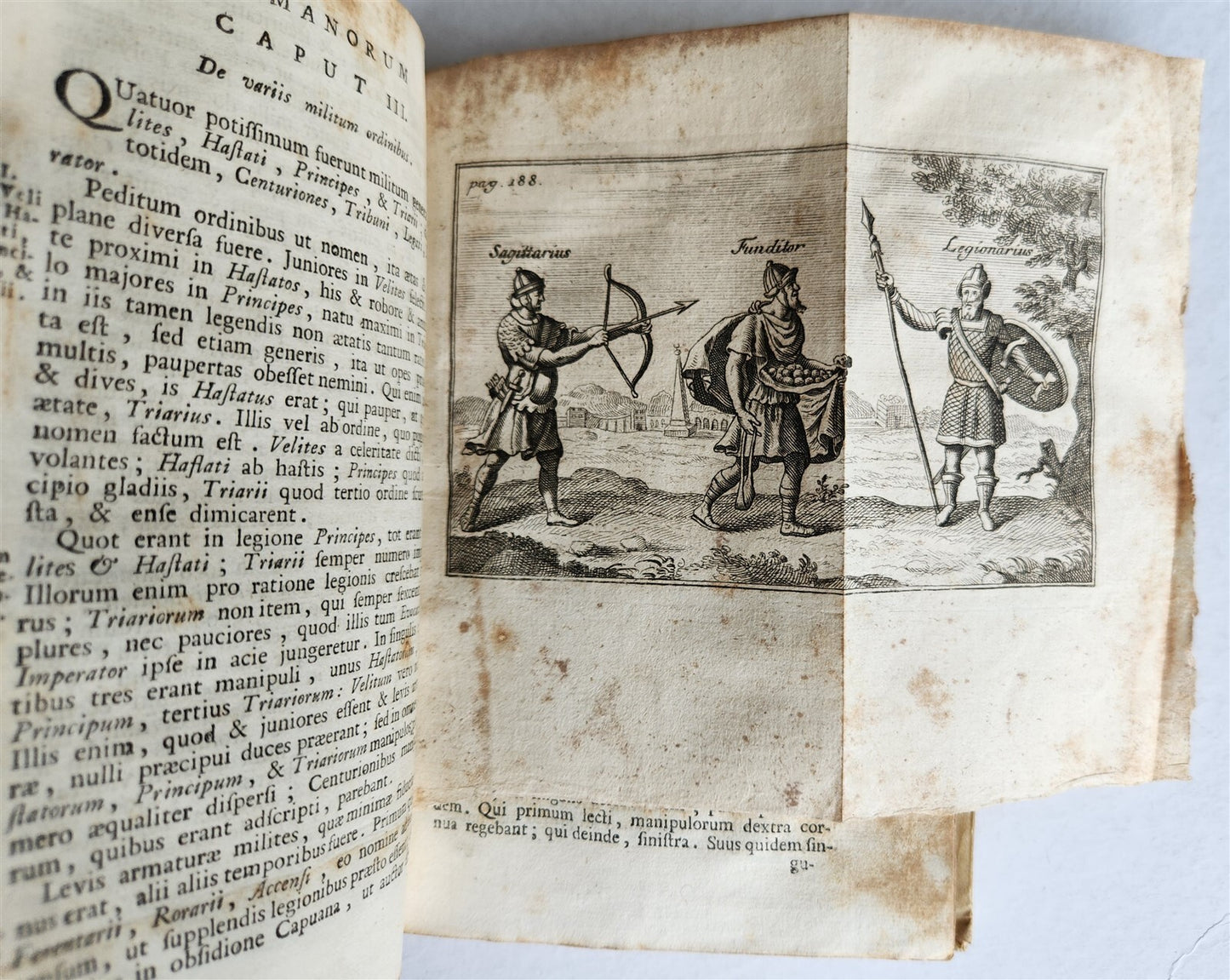 1759 ROMANA REPUBLICA Militari & Civili ROMANORUM antique VELLUM ILLUSTRATED