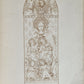 1867 ILLUSTRATIONS of the ROOD SCREEN in RANWORTH antique ILLUSTRATED FOLIO