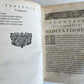 1678 RENE DESCARTES PHILOSOPHY antique VELLUM BOUND
