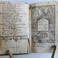 1705 PRACTICE of PIETY by Bayly Lewis antique in ENGLISH original binding