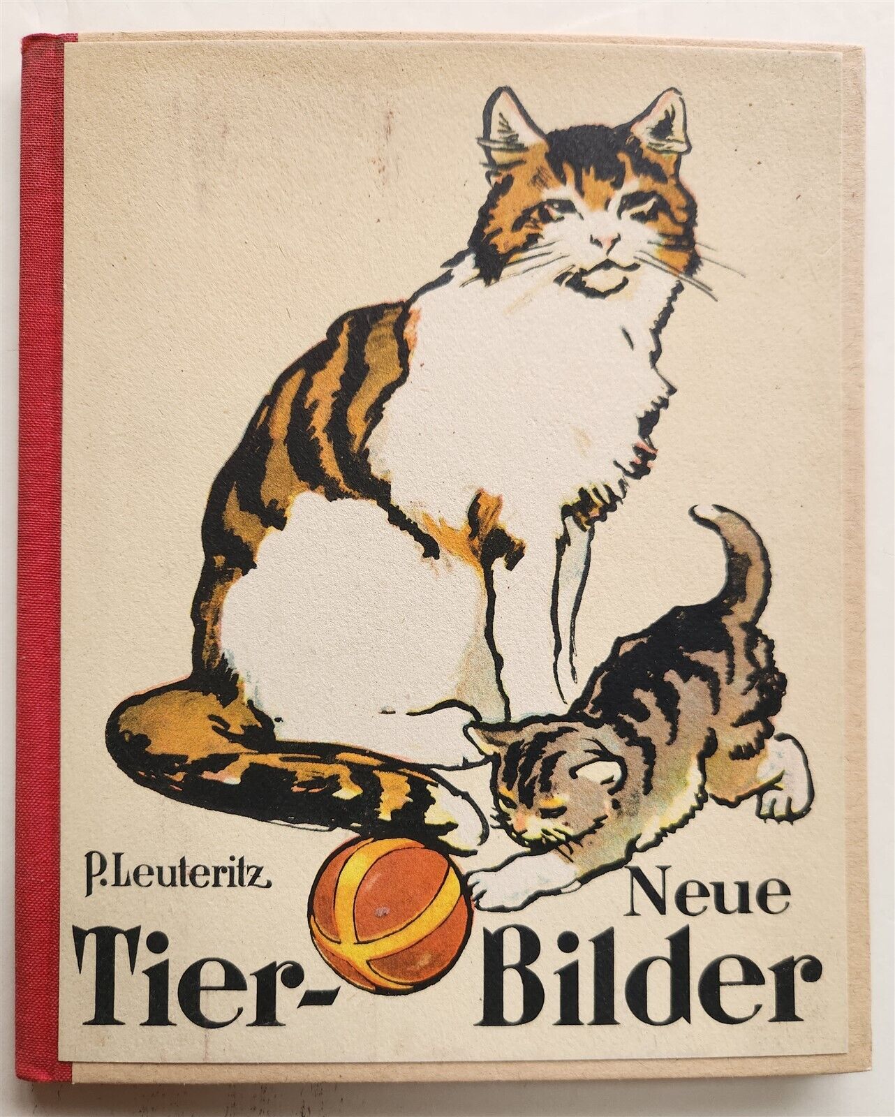 1960s ILLUSTRATED CHILDREN BOOK vintage NEUE TIER-BILDER by P.LEUTERITZ