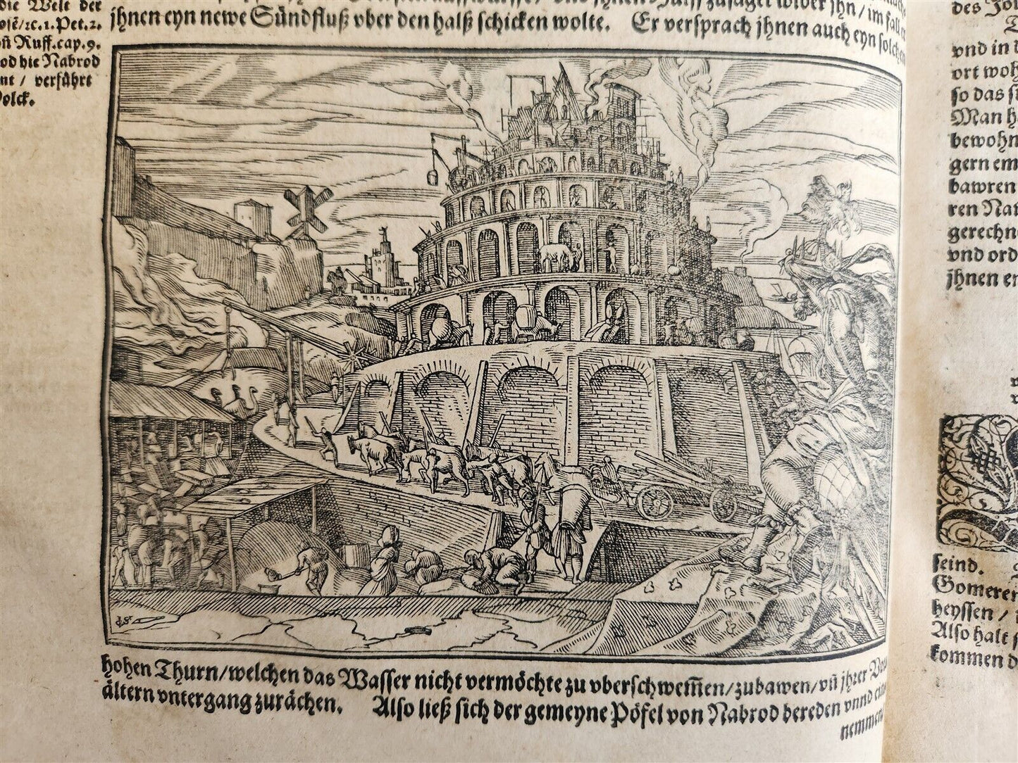 1590 FLAVIUS JOSEPHUS ILLUSTRATED JEWISH HISTORY antique MASSIVE FOLIO JUDAICA