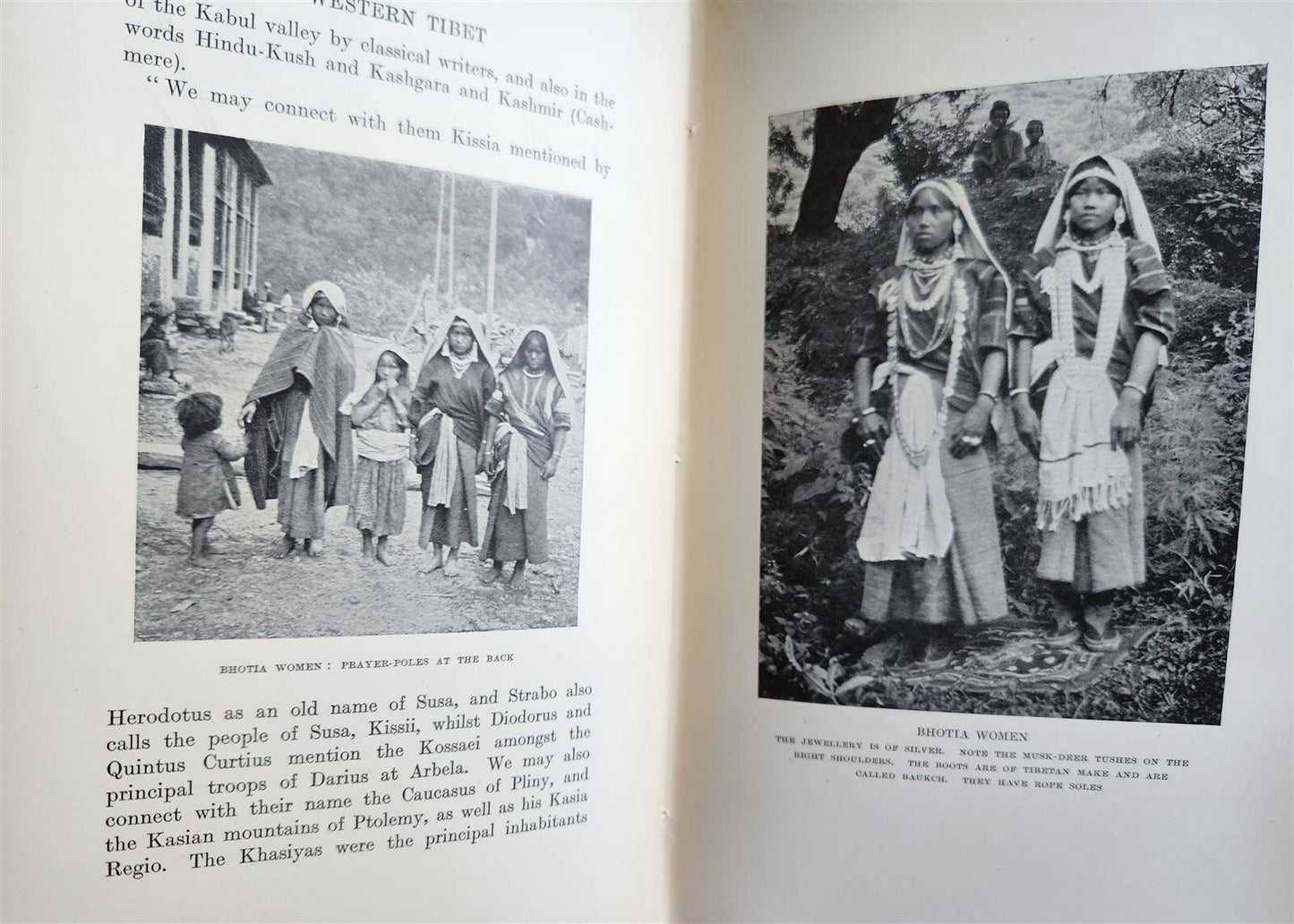 1906 WESTERN TIBET AND BRITISH BORDERLAND antique ILLUSTRATED