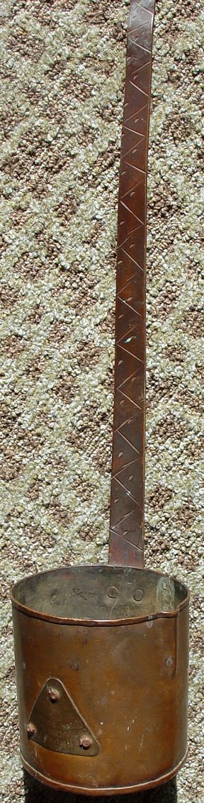 1880 dated RARE RUSSIAN COPPER LADLE for KEROSENE (KEROSINE) GERMAN LAMP