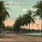 PANAMA BAY CAUSEWAY ANTIQUE POSTCARD