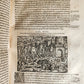 1580 FLAVIUS JOSEPHUS BEAUTIFULLY ILLUSTRATED MASSIVE FOLIO antique Judaica RARE