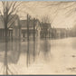 ADA OH FLOOD SCENE ANTIQUE REAL PHOTO POSTCARD RPPC