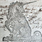 1604 SERMONS of Maurice Hylaret antique PIGSKIN BINDING UNICORN TITLEPIECE