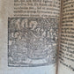 1575 APOCALYPSE COMMENTARY by D. Chytraeus ILLUSTRATED antique pigskin BINDING