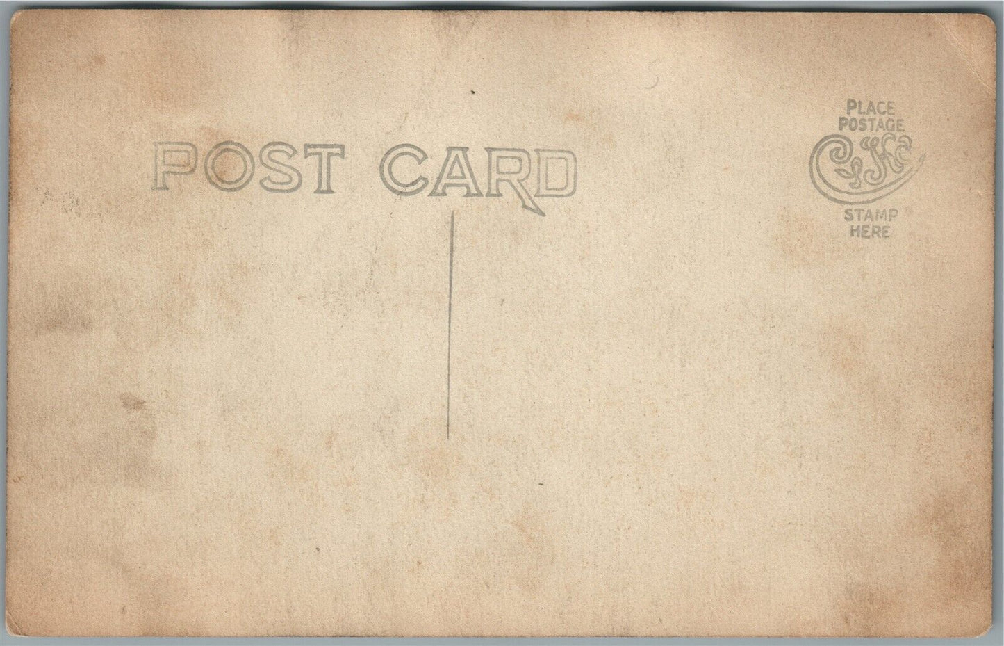 EARLY AVIATION WWI ERA AEROPLANE WRECK ANTIQUE REAL PHOTO POSTCARD RPPC