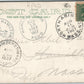 ABINGTON MA RAILROAD STATION RAILWAY DEPOT ANTIQUE POSTCARD