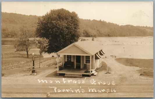 PERRIN'S MARSH CT MONTROSE GROVE ANTIQUE REA,L PHOTO POSTCARD RPPC
