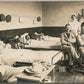 BRITISH WWI ERA MILITARY HOSPITAL ANTIQUE REAL PHOTO POSTCARD RPPC