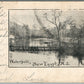 NEW EGYPT NJ WATERFALL ANTIQUE POSTCARD