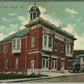 PEN ARGYL PA TOWN HALL ANTIQUE POSTCARD