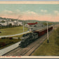 DERBY CT RAILROAD STATION RAILWAY DEPOT ANTIQUE POSTCARD