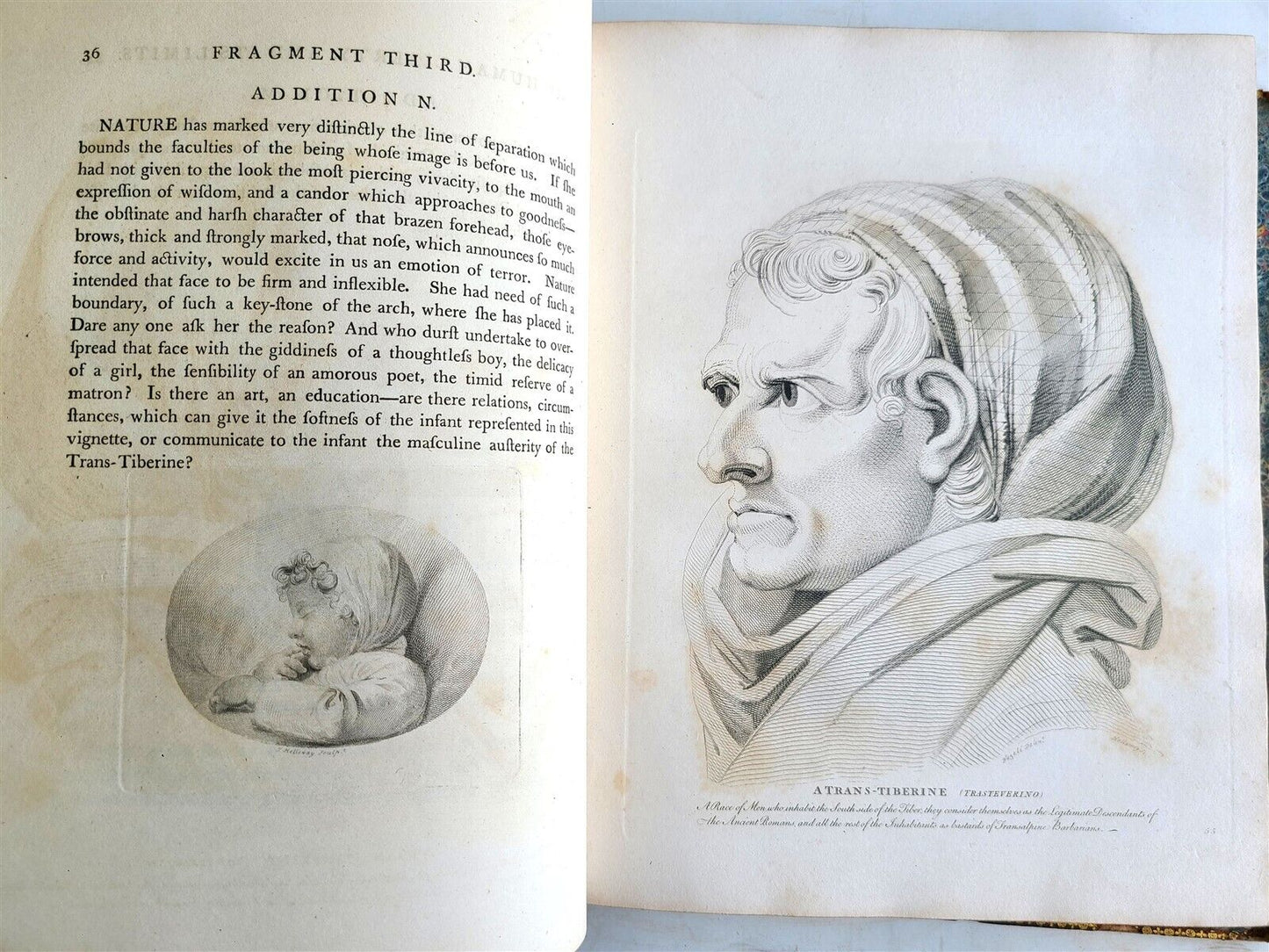 1798 PHYSIOGNOMY Johann LAVATER 5 VOLUMES antique ILLUSTRATED FOLIO in ENGLISH