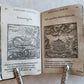 1596-1600 EMBLEMATA antique ILLUSTRATED w/ 270 WOODCUTS PLANTIN VELLUM BINDING
