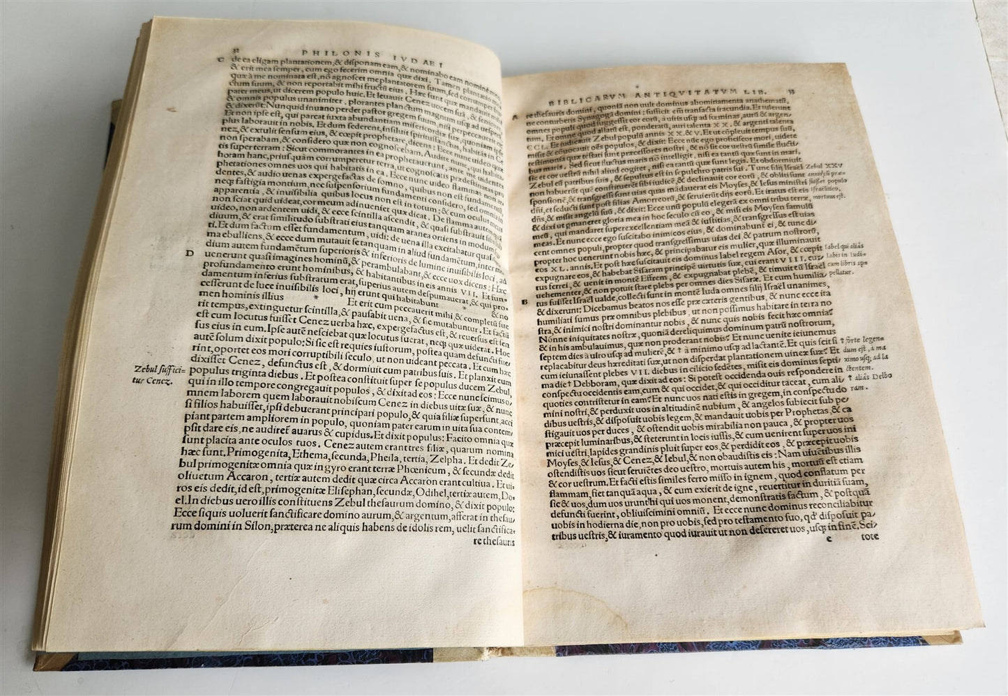 1527 POST-INCUNABULA PHILO of ALEXANDRIA antique Philonis Iudaei JUDAICA