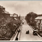 BALLYMENA UK STATION ROAD VINTAGE REAL PHOTO POSTCARD RPPC