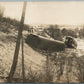 TRAIN ENGINE LOCOMOTIVE WRECK RAILWAY railroad ANTIQUE REAL PHOTO POSTCARD RPPC