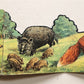 1950s antique ILLUSTRATED CHILDREN BOOK tiere der heimat ANIMALS of the HOMELAND