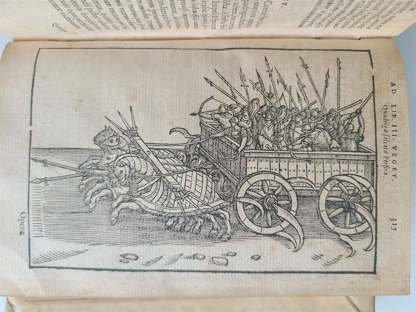 1592 MILITARY HISTORY FULLY ILLUSTRATED antique PLANTIN De re militari libri IV