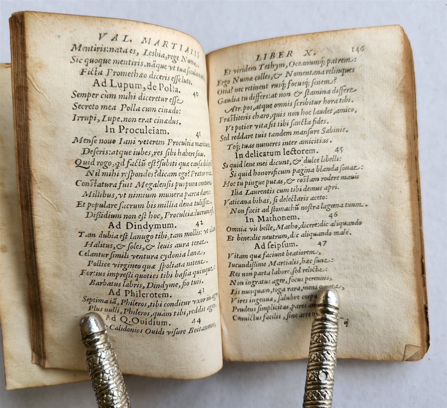 1559 EPIGRAMMATA by VALERII MARTIALIS antique 16th CENTURY