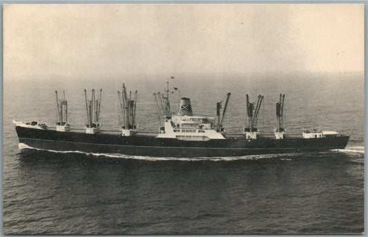 SS AFRICAN SUN FARREL LINE SISTER SHIP VINTAGE REAL PHOTO POSTCARD RPPC